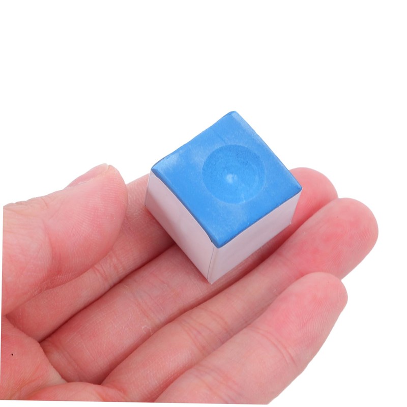 NOLITOY 12Pcs Professional Billiard Cue Chalk Cubes Durable Snooker Pool