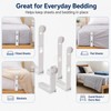 Estate & Co. 4 Pack Adjustable Bed Sheet Holders for
