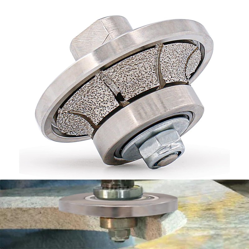 B10 3/8 Inch Grinding Roughing & Cutting Material, Half Bullnose