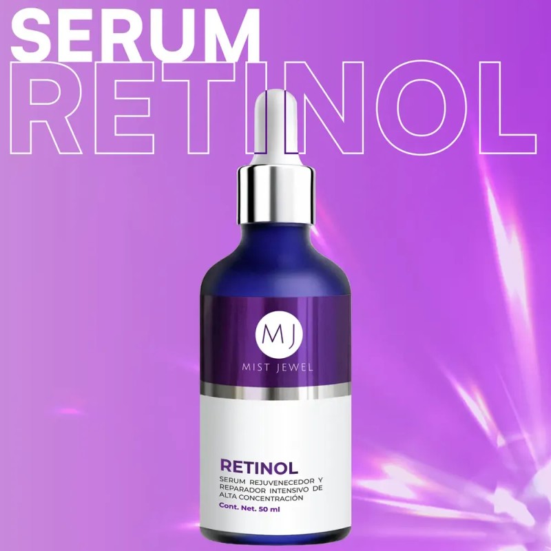 Mist Jewel Serum Facial Retinol (vit A), Ácido Hialurónico,