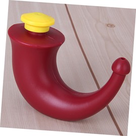 Healeved Pot Long Spout Red Yoga Style for Stuffy Nose Allergy Sinus Simple to Use Compact for Home Travel