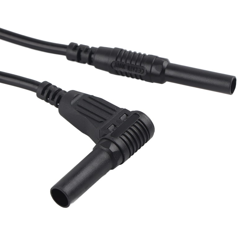5 Set Banana Plug Test Lead 4mm Right Angle Straight