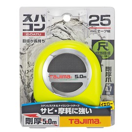 Tajima GASP2550S Convex Thick Nylon Coated Tape 2.0 x 1.0 inches (5 m) x 25 mm Thick Supercomputer 25 Scale Scale Included
