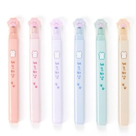 Artbox Cat Paw Highlighter Set (6 Colors) / 아트박스 고양이 발바닥 형광펜 세트(6색)