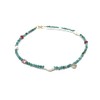 Seashell and Turquoise Bracelet, Anklet, or Necklace also in Sterling