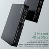 4K HD Multimedia Interface Switch Splitter 2 in 4 Out