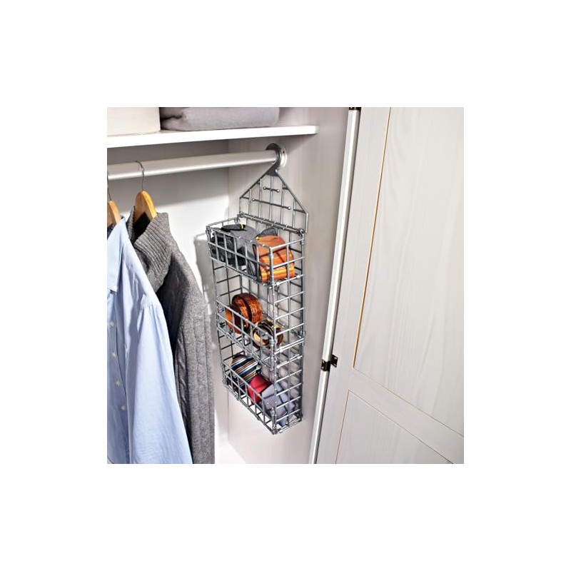3 PAGEN® Hanging Plastic Organiser - 3 Compartments for Storage