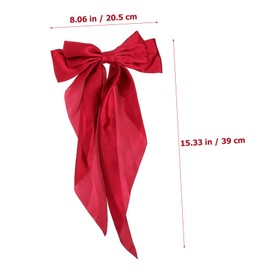 Mikinona 3pcs Bow Hair Clips Elegant Tail Barrettes for Women Stylish Hair Accessories for Parties Weddings and Everyday Outfits