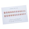 Lwenjing Nail Tips, 24 Pieces, 3D Nail Tips, Handmade Nail