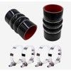 ASYXPCRH ID 3" Silicone CAC Charge Air Intercooler Hump Heavy