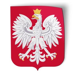 Stickers and Tees Herb Polski Poland Coat of Arms Polish - Flexible Magnet - Car Fridge Locker - 3"