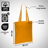 Wonky Line Premium Cotton Tote Bag, Eco-Friendly Shopping Bag, 100%