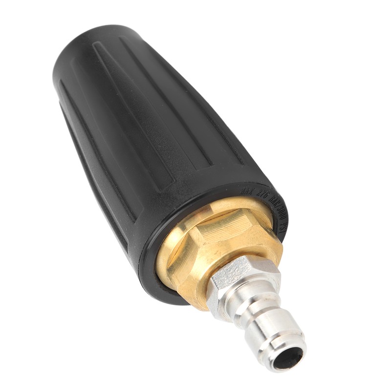 Pressure Washer Turbo Nozzle 1/4in Quick Connect Ceramic Core Copper