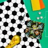 Mpanwen Papel de regalo de fútbol para niños y niños,