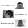 4 Pack Replacement Feet for Shower Chair Bath Seat, 1-1/8"