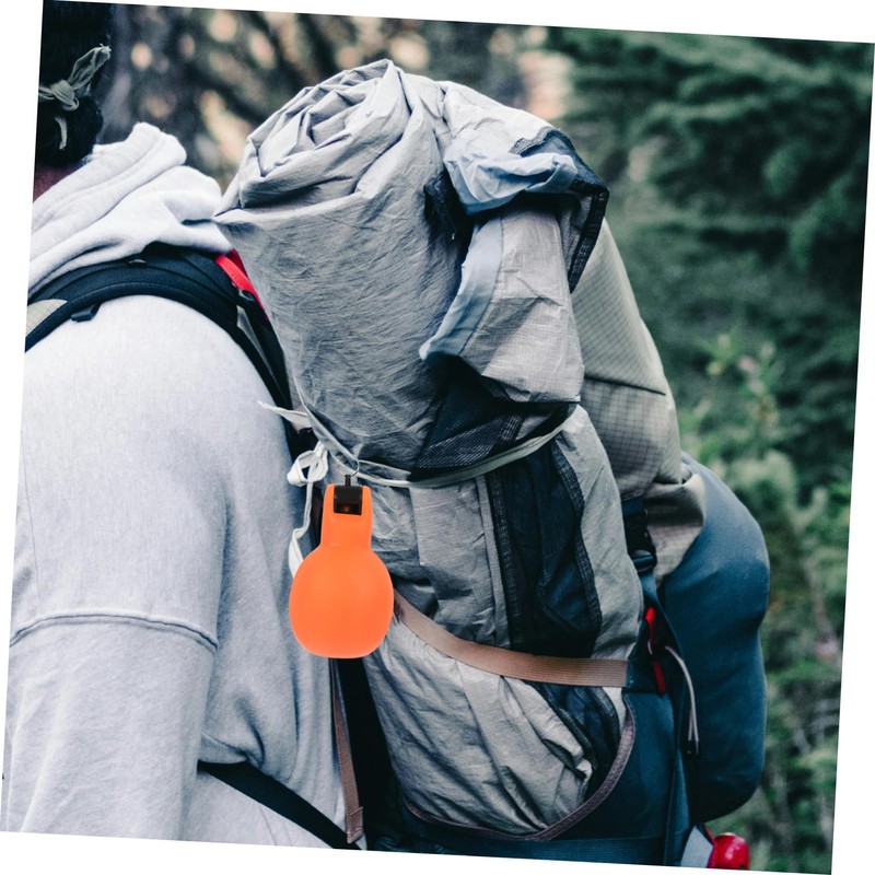 Kisangel Pack Camping Essentials Outdoor Survival Whistle Squeeze Whistle for