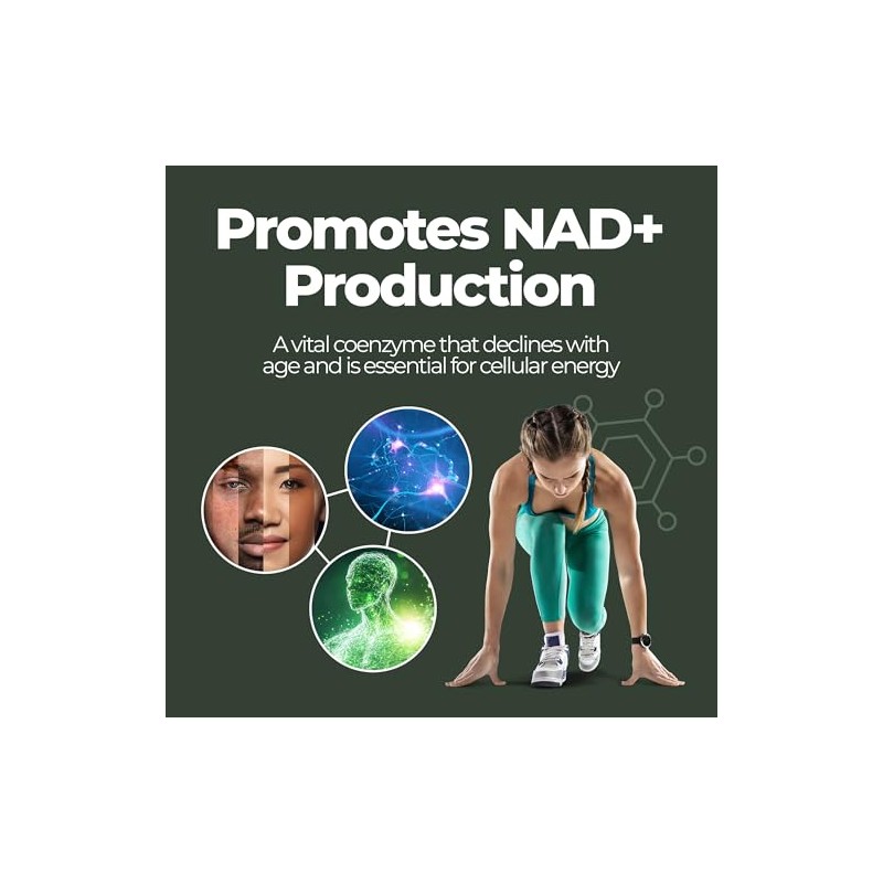 Nutrality NAD+ Nicotinamide 60 Capsules | High Strength NMN Supplements