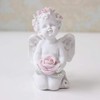 angel figurine angel rose angel set of 2