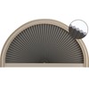 Half Circle Window Shade Arch Window Cellular Blackout Shades Cordless
