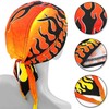 Lobimelan 3 Pcs Doo Rags for Men Skull Cap Breathable