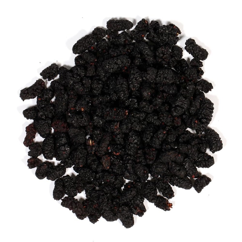 Hapsmiley Dried Mulberries (桑葚干/sang shen) 100% Natural Dried Traditional Ingredient,