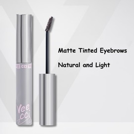VEECCI Waterproof Eyebrow Gel Mascara - Tinted, Smudge-Proof Formula for Women - Long-Wear Microblading Makeup with Ultra-Fine Precision Brush - Creamy Lightweight Tattoo Dye (Blonde)