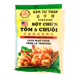 Pyramide Tempura Batter Mix 12 Oz(3 Pack)炸蝦餅粉和蕉粉
