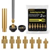 HONSNKS 2 Sets Heat-Set Insert Tips, 3D Printer Soldering Tips