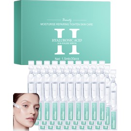 Skin Care Facial Serums Set - 30Pcs Disposable Portable Hyaluronic Acid Hydrating Face Serum Tubes, Travel Size Mini Vials Skincare Products, Moisturizing Brighten Skin, Women's Day Gift Kit for Women Girl