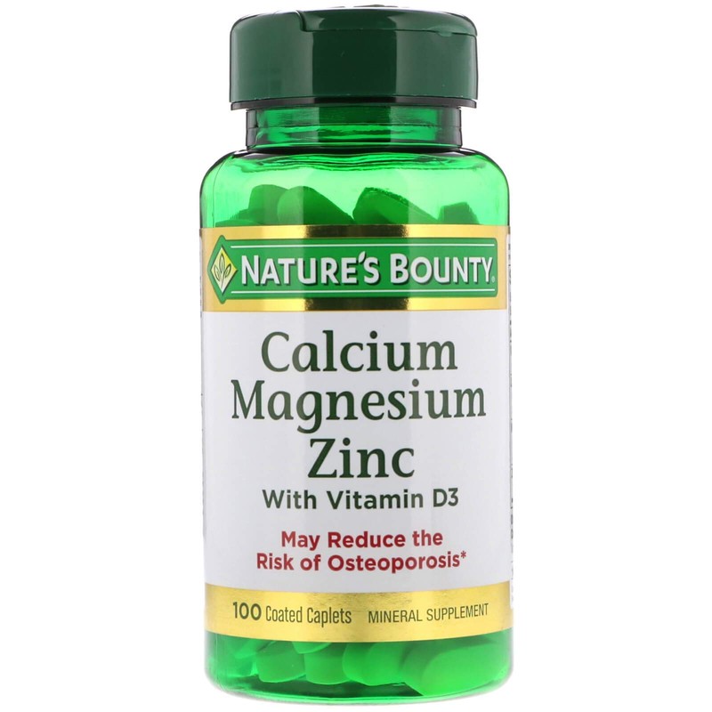 Nature's Bounty Nature's Bounty Calcium Magnesium & Zinc Caplets, Immune