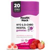 Myo Inositol y D-Chiro Inositol 40:1 60 Gomitas Sin Azúcar