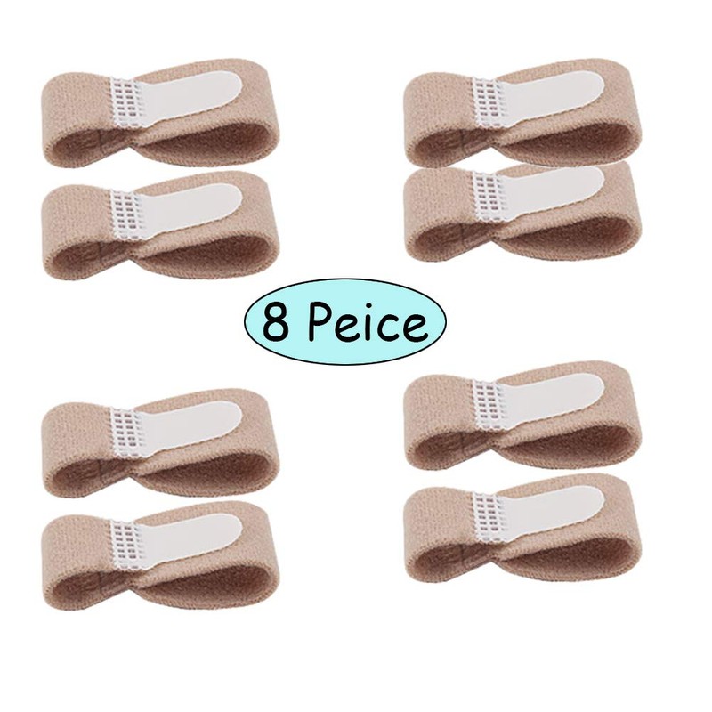 DYKOOK Broken Toe Wraps, 8 Pcs/Pack, Fabric Toe Splint Toe