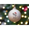 Image Industry Lhasa Apso Ceramic Bauble - Tree Decoration -