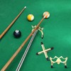 Skylety Retractable Billiards Cue Stick Bridge with 3 Pieces Removable
