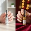 2 Pzas Esmalte Delineador Para Uñas Acrílicas Gel Glitter