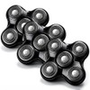 5-Head Shaver Blade Compatible with Groomie BaldiePro, 3 Pack