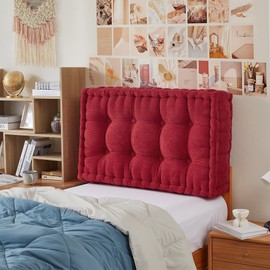 DormCo Rainha® - Ultra Thick Tufted College Headboard - Crimson