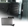 YIWANG Black Aluminum Alloy Car Trunk Storage Basket Organizer For