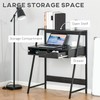 HOMCOM Home Office Desk, Computer Desk with A Frame for