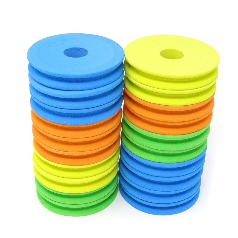 20PCS 68mm Fishing Foam Spools Fishing Line Spools Circular Winding