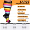 Croknit 8 Pairs Plus Size Compression Socks for Women Men