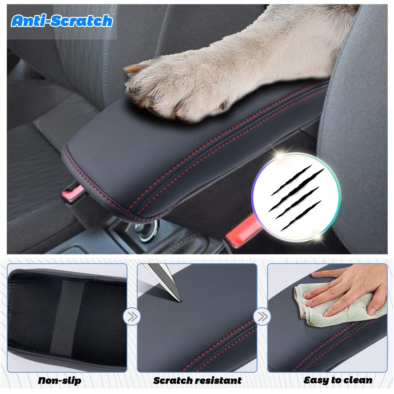 SHAOHAO Centre Armrest Cover Centre Console Armrest Cover Accessories for