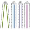 Folding Ruler, 4PCS Foldable Ruler, 30cm Fold Transparent Straight Ruler,
