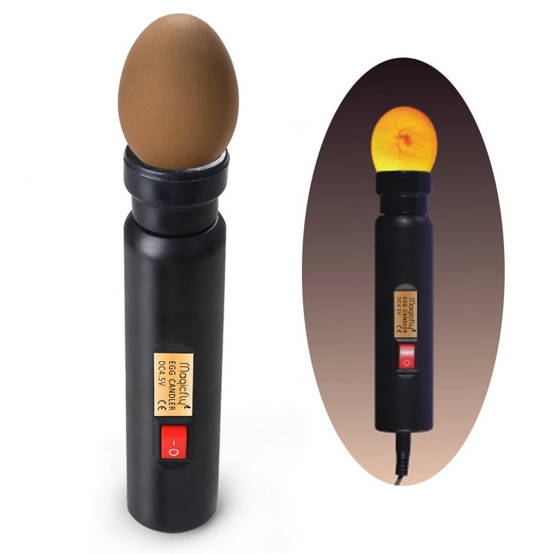 Magicfly Bright Cool LED Light Egg Candler Tester, Powered Only