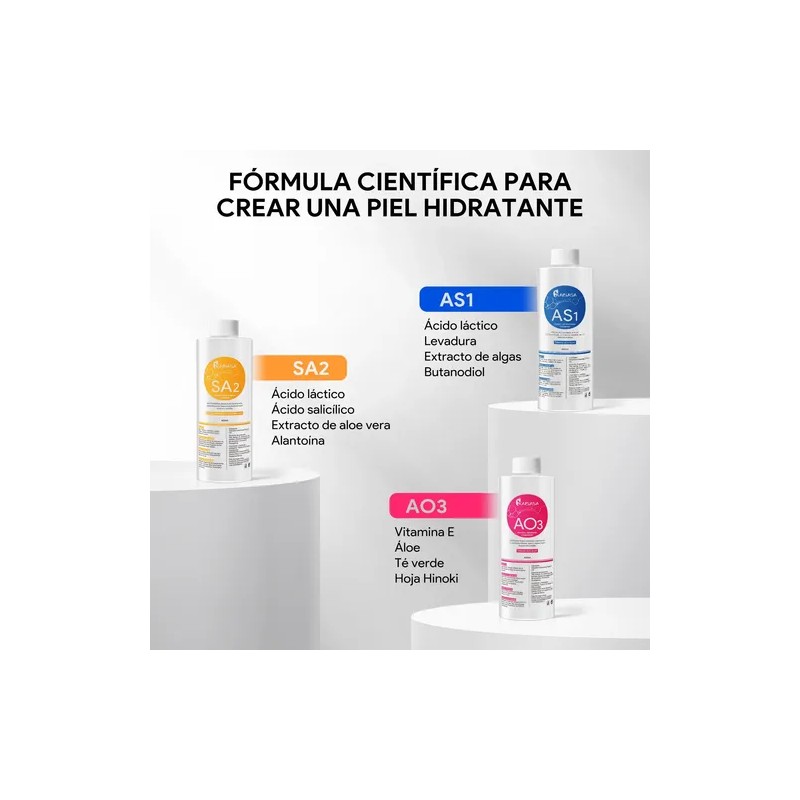 Kit Soluciones Hydrafacial As1 Sa2 Ao3 Hydradermabrasion