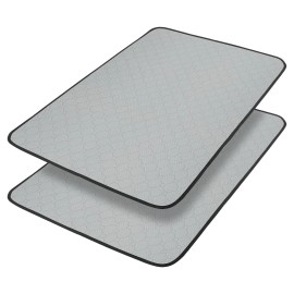 shop.everyday.essentials Washable Waterproof Pee Pads (Gray) - Non-slip, Training Pads - 2pack  34.5x23