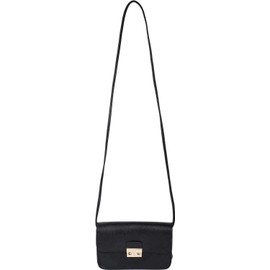 styleBREAKER Damen Crossbody Clutch in Schlangen Optik, Umhängetasche, Schultertasche, Tasche 02012296, Farbe:Schwarz