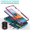 Redmi Note 10 Pro Case with 3 Pcs Tempered Glass