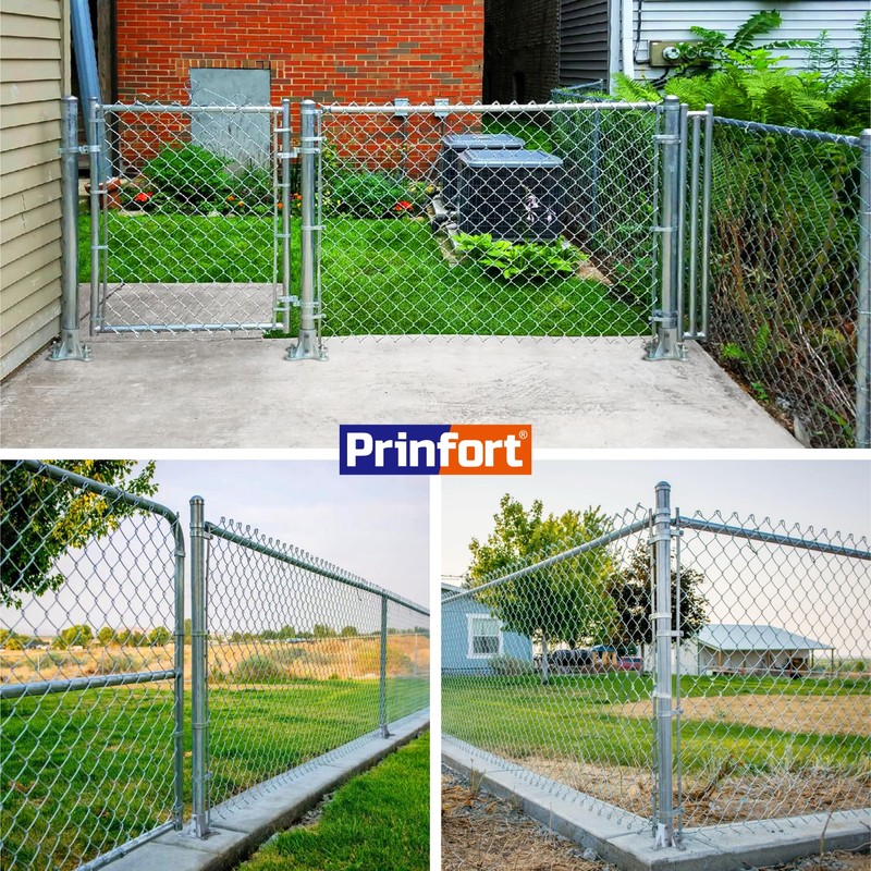 Prinfort 6Pack 2"(Actual: 1 7/8" OD) Chain Link Fence Post