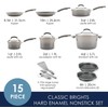 Rachael Ray 15 Piece Hard Enamel Nonstick Pots and Pans